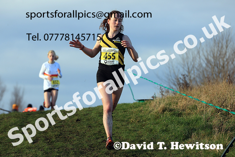 Womens under-17s and under-20s 2024 NECAA Cross Country Champs., Temple Park, South Shields. Photo: David T. Hewitson/Sports for All Pics